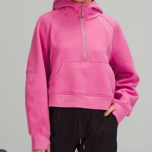 Lululemon Scuba Oversized Half-Zip Hoodie - Pink Blossom